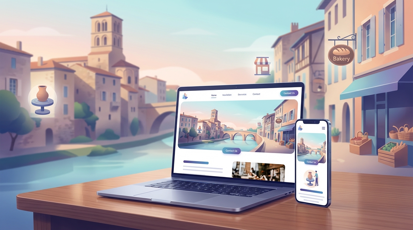 Création de site internet professionnel à Agen — Web Pulse