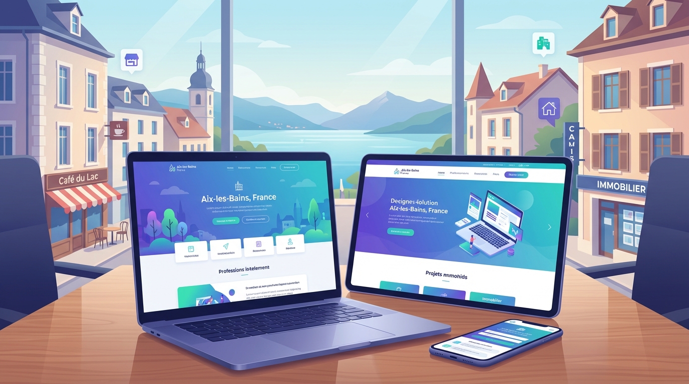 Création de site internet professionnel à Aix-les-Bains — Web Pulse