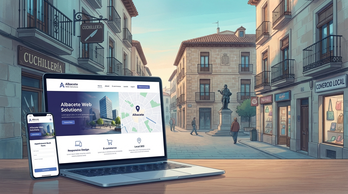 Creación de página web profesional en Albacete — Web Pulse