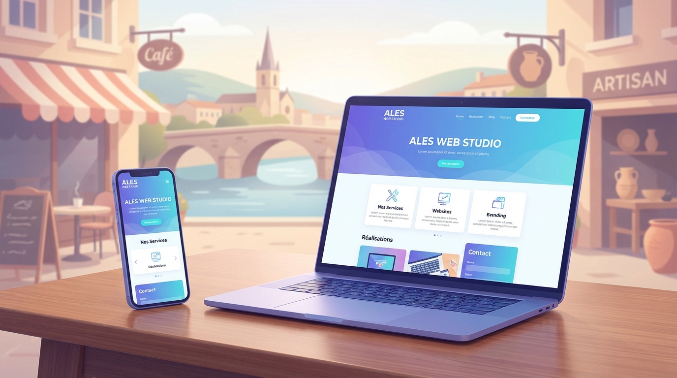 Création de site internet professionnel à Alès — Web Pulse