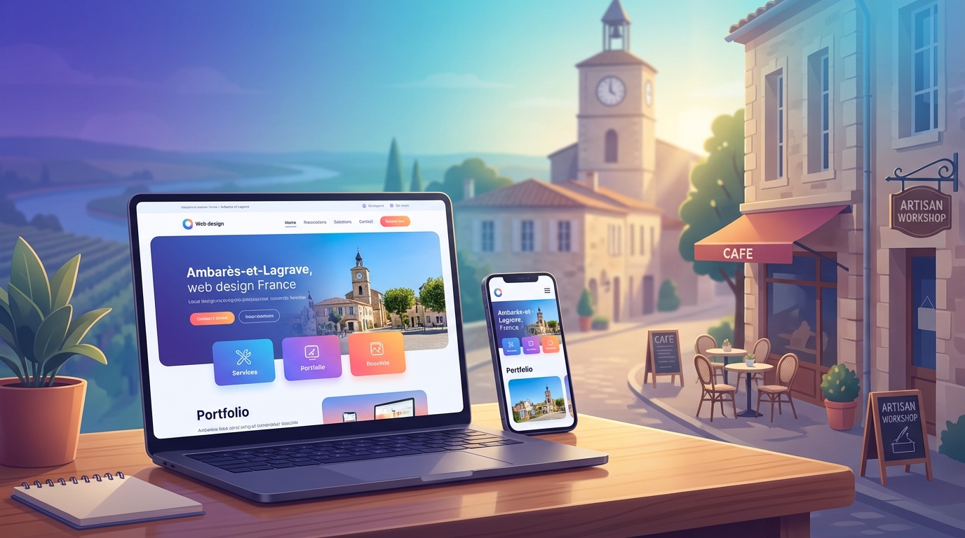 Création de site internet professionnel à Ambarès-et-Lagrave — Web Pulse