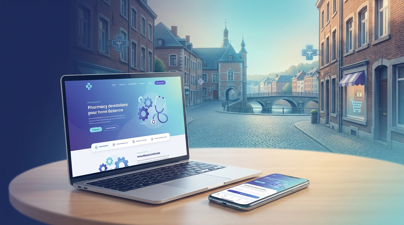 Création de site internet professionnel à Andenne — Web Pulse