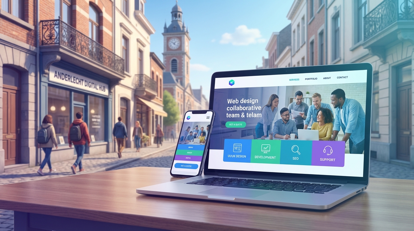 Création de site internet professionnel à Anderlecht — Web Pulse