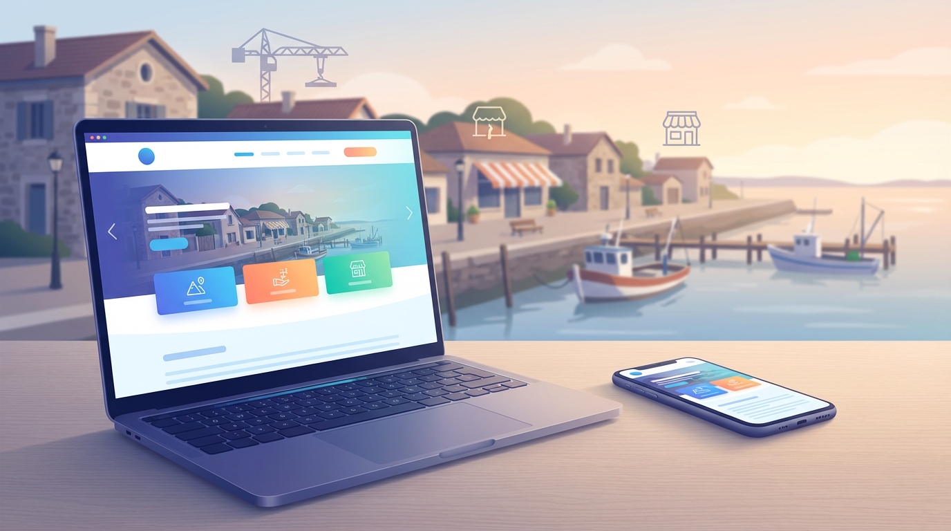 Création de site internet professionnel à Andernos-les-Bains — Web Pulse