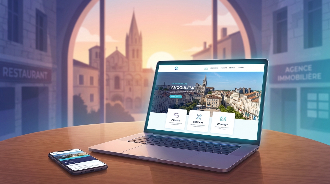 Création de site internet professionnel à Angoulême — Web Pulse