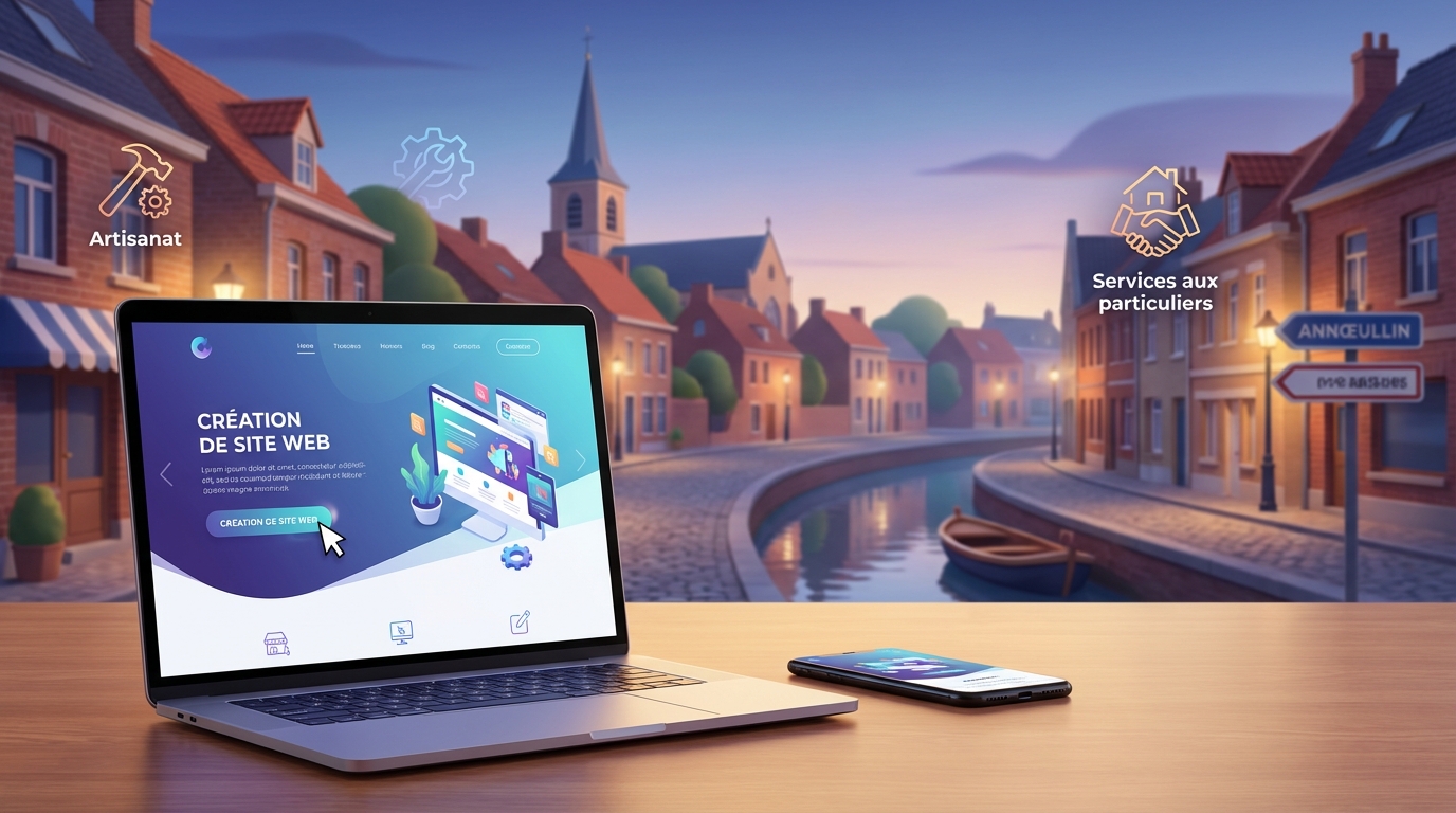 Création de site internet professionnel à Annœullin — Web Pulse