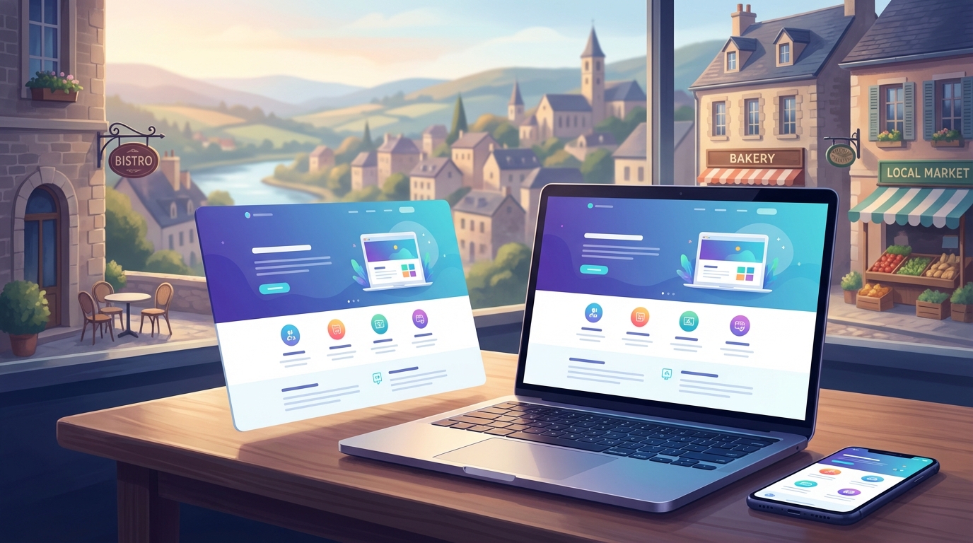 Création de site internet professionnel à Annonay — Web Pulse