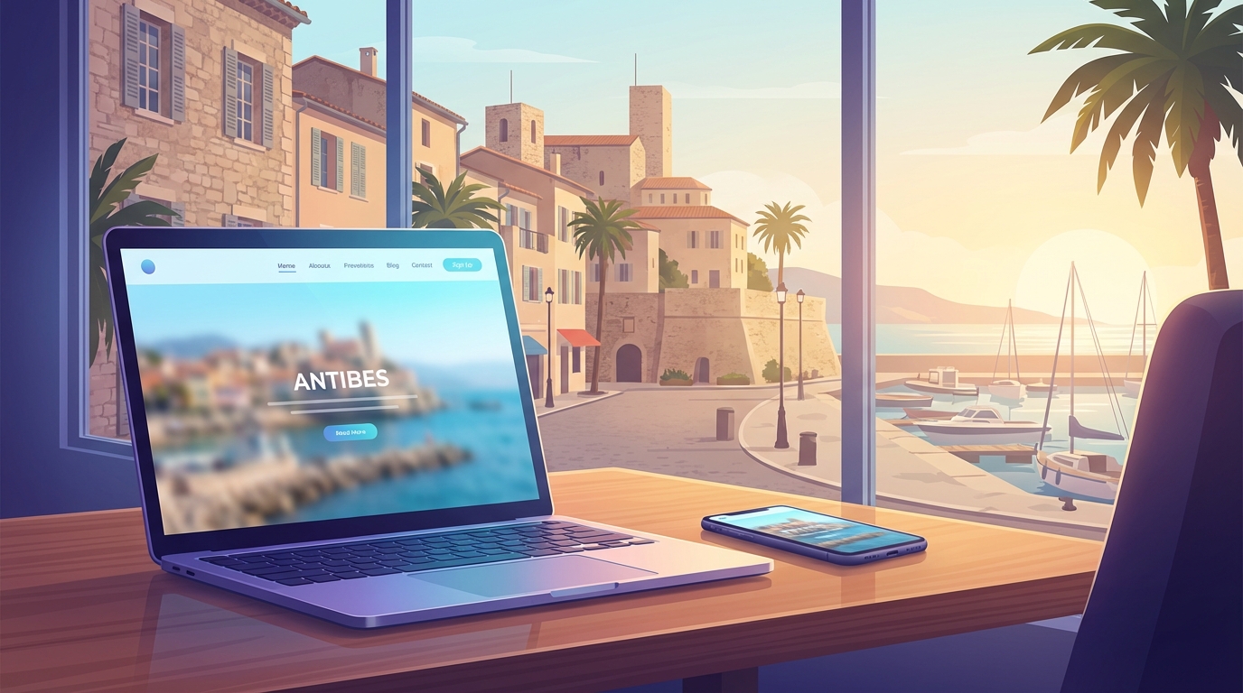 Création de site internet professionnel à Antibes — Web Pulse