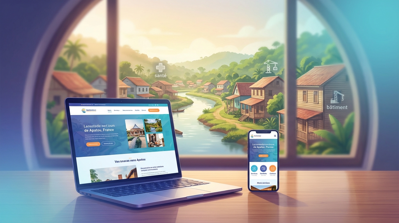 Création de site internet professionnel à Apatou — Web Pulse