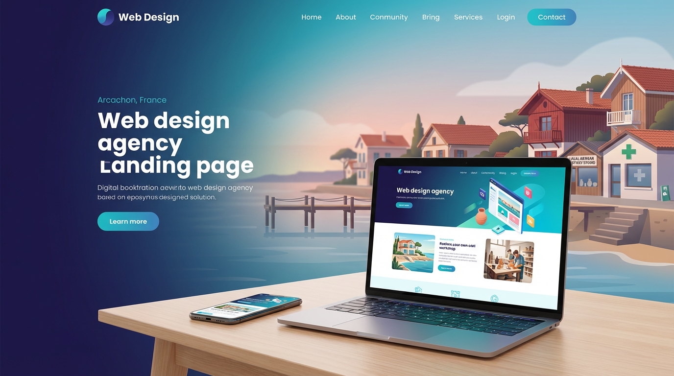 Création de site internet professionnel à Arcachon — Web Pulse