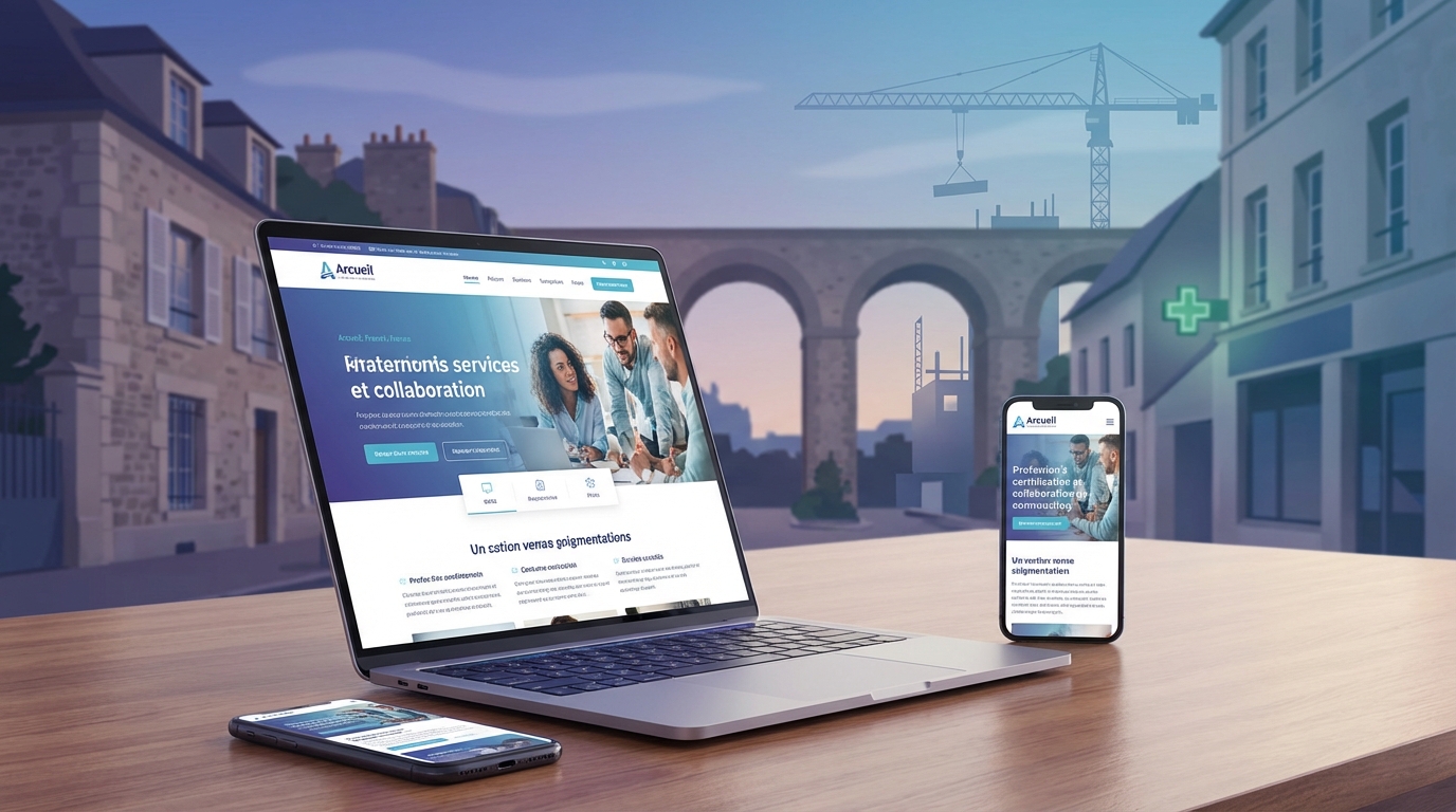 Création de site internet professionnel à Arcueil — Web Pulse