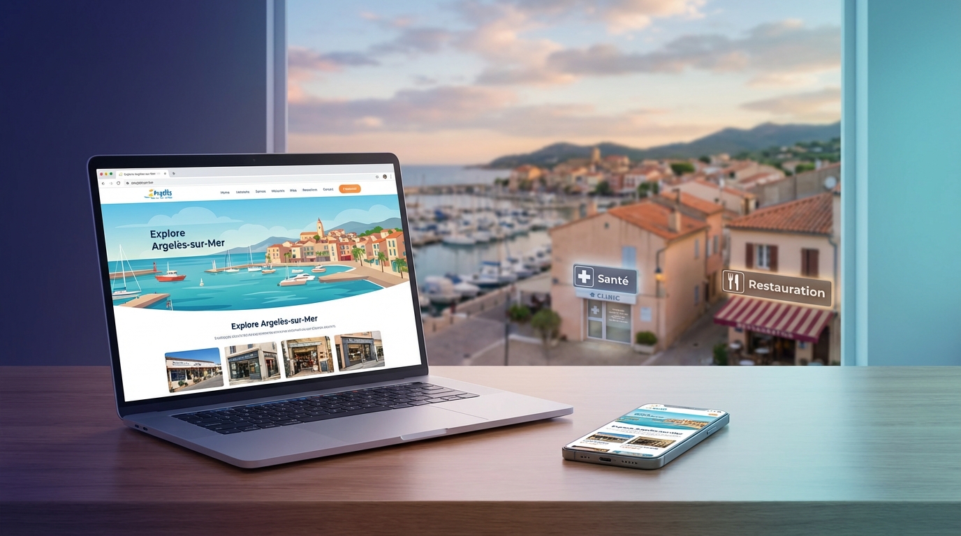 Création de site internet professionnel à Argelès-sur-Mer — Web Pulse