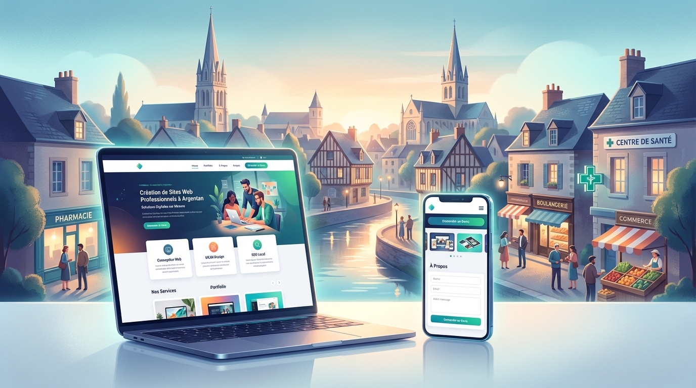 Création de site internet professionnel à Argentan — Web Pulse
