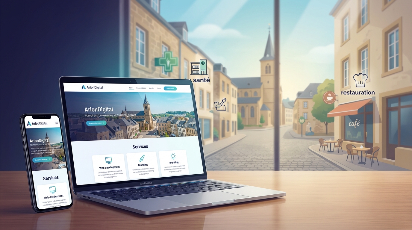 Création de site internet professionnel à Arlon — Web Pulse
