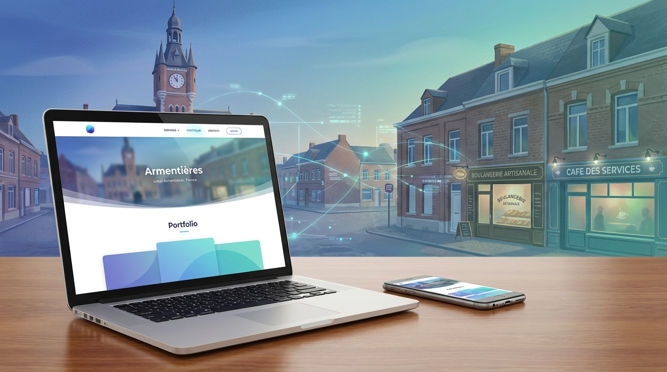 Création de site internet professionnel à Armentières — Web Pulse