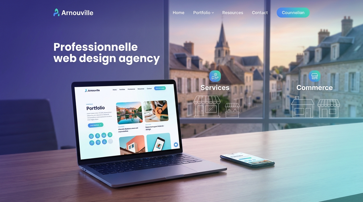 Création de site internet professionnel à Arnouville — Web Pulse