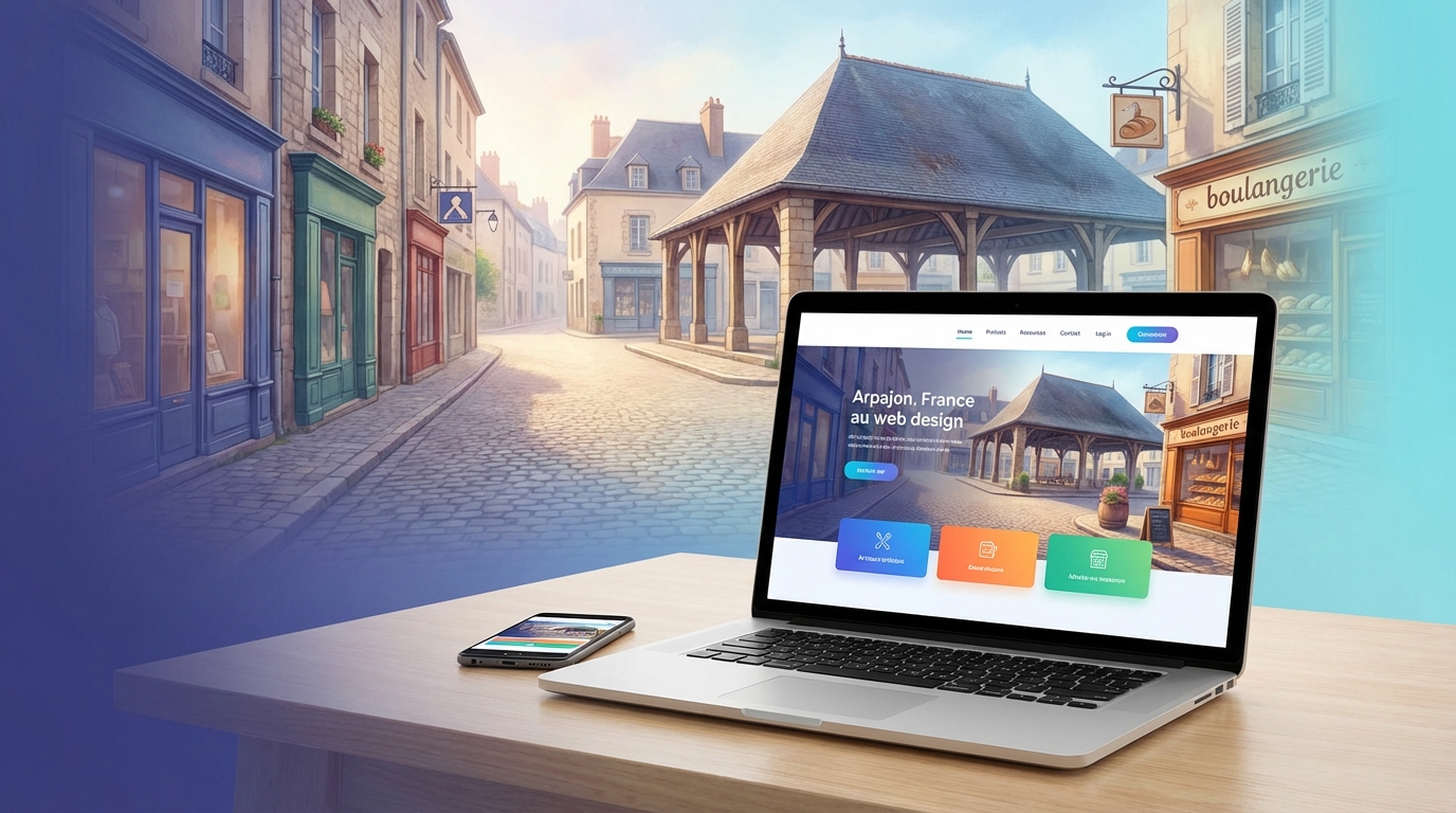 Création de site internet professionnel à Arpajon — Web Pulse
