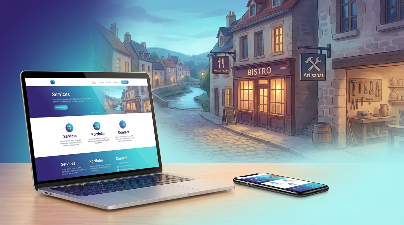 Création de site internet professionnel à Arue — Web Pulse