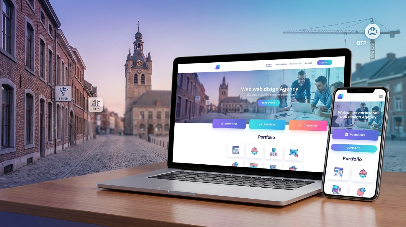 Création de site internet professionnel à Ath — Web Pulse