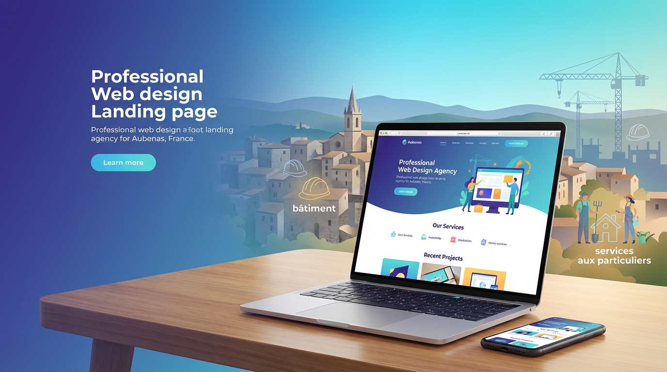 Création de site internet professionnel à Aubenas — Web Pulse