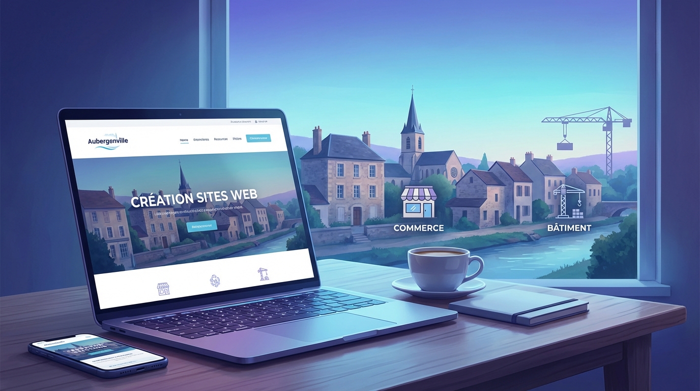 Création de site internet professionnel à Aubergenville — Web Pulse