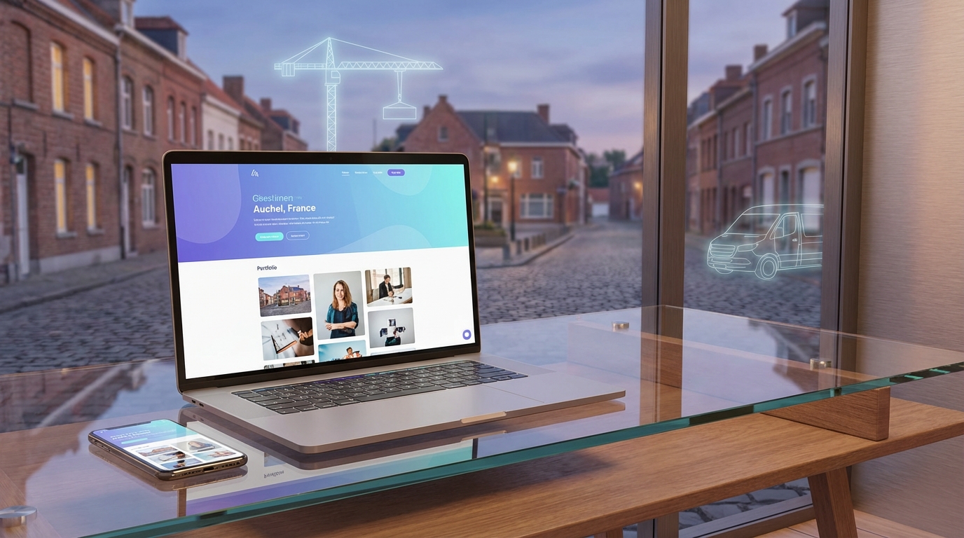 Création de site internet professionnel à Auchel — Web Pulse