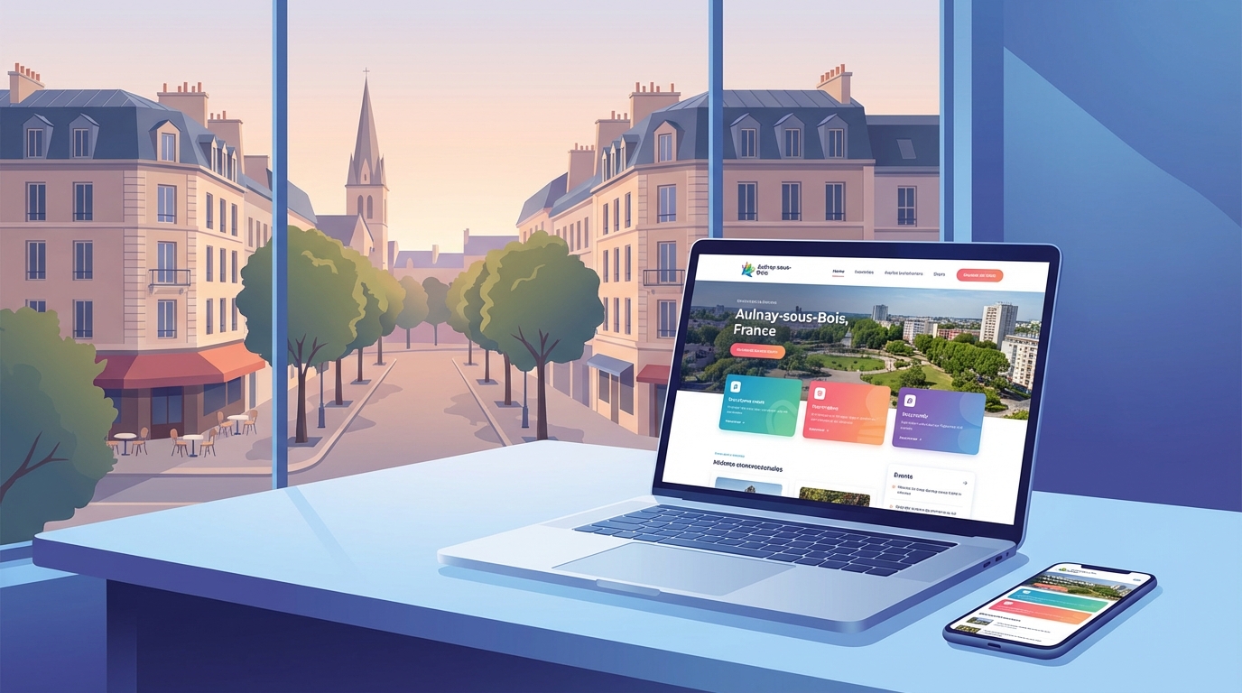 Création de site internet professionnel à Aulnay-sous-Bois — Web Pulse