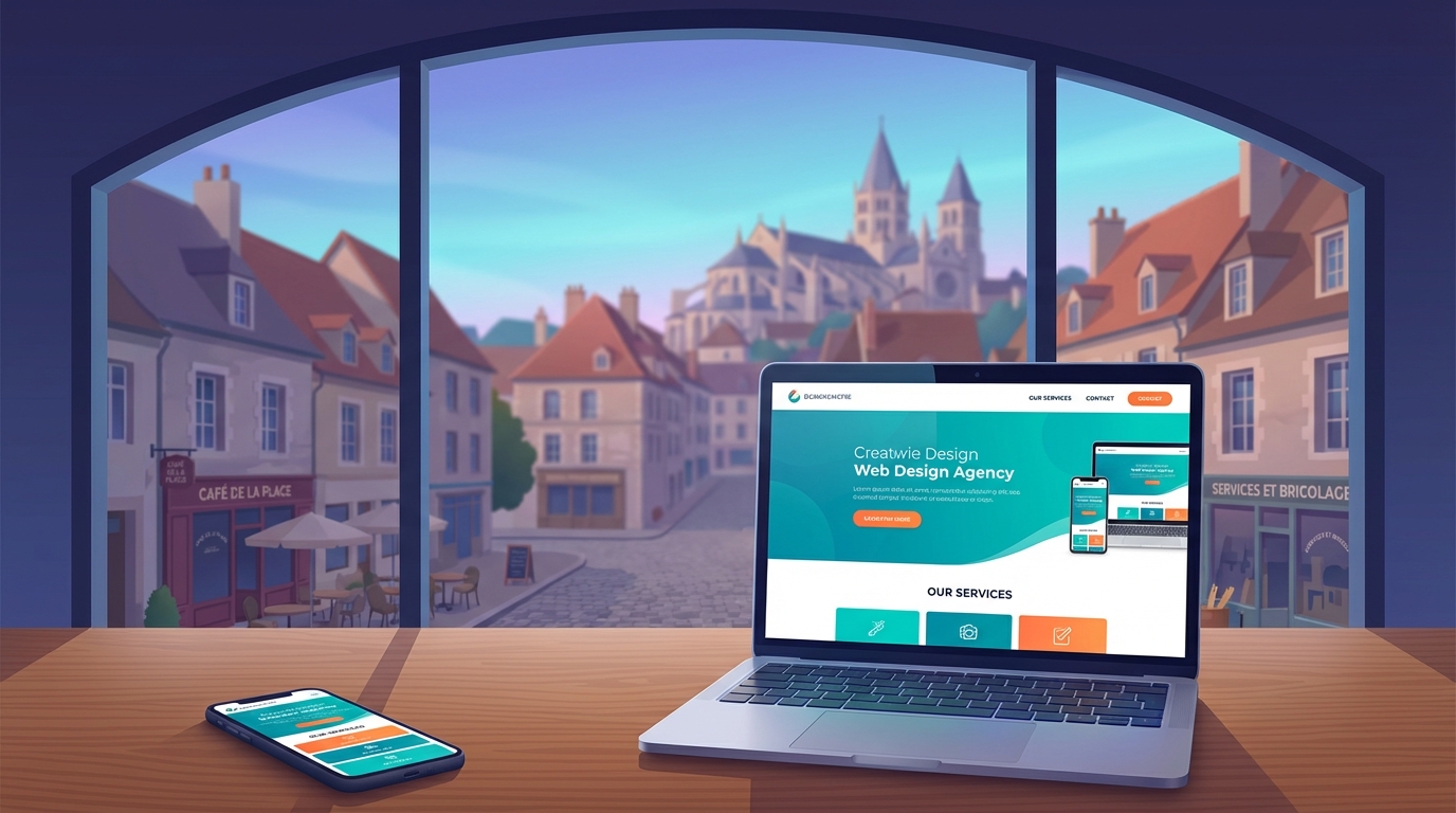 Création de site internet professionnel à Autun — Web Pulse