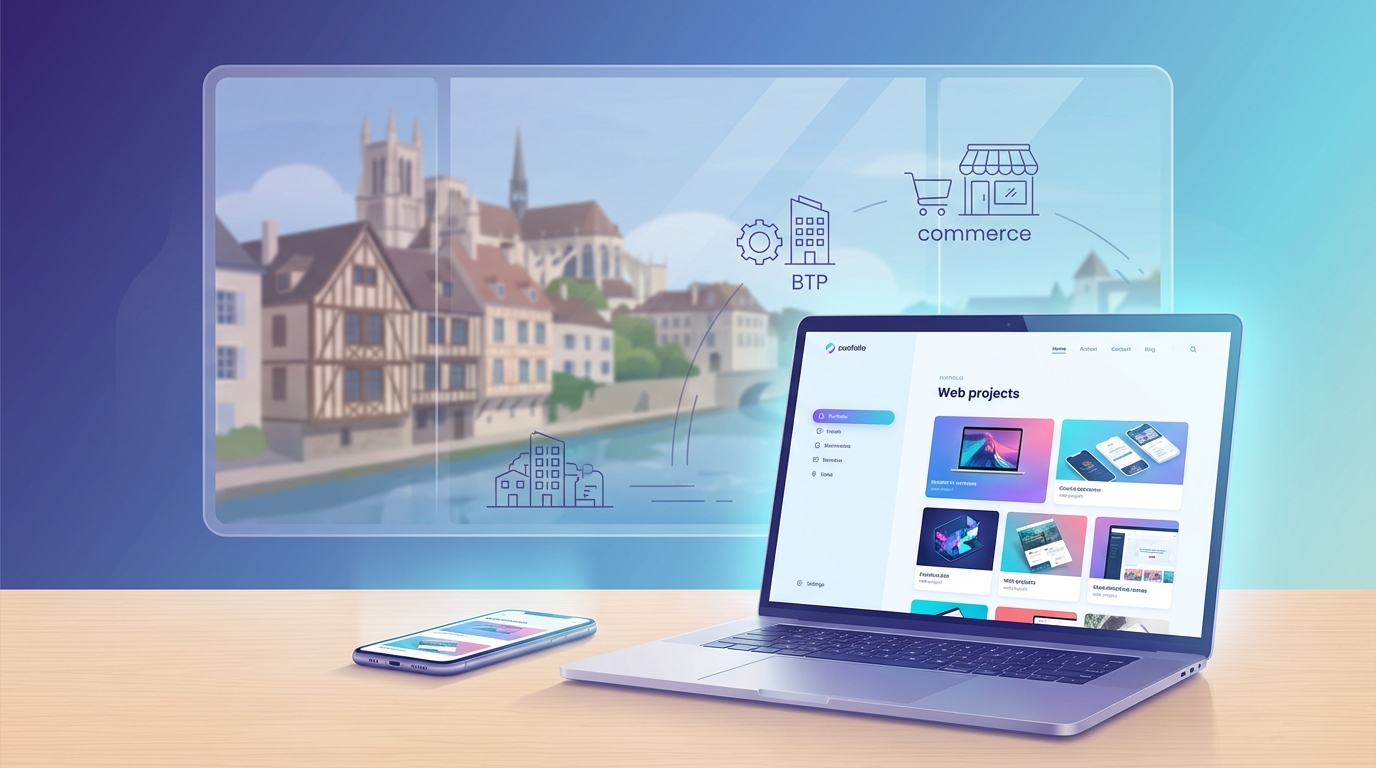 Création de site internet professionnel à Auxerre — Web Pulse