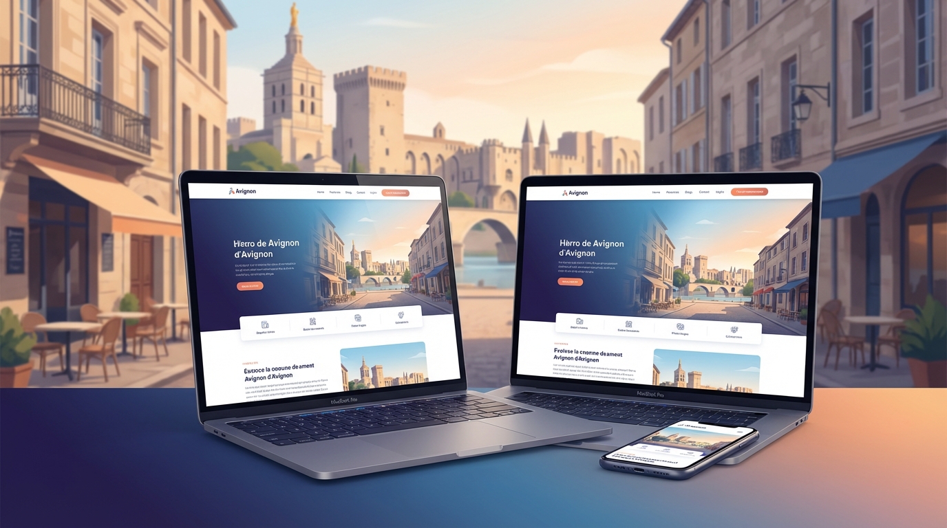 Création de site internet professionnel à Avignon — Web Pulse