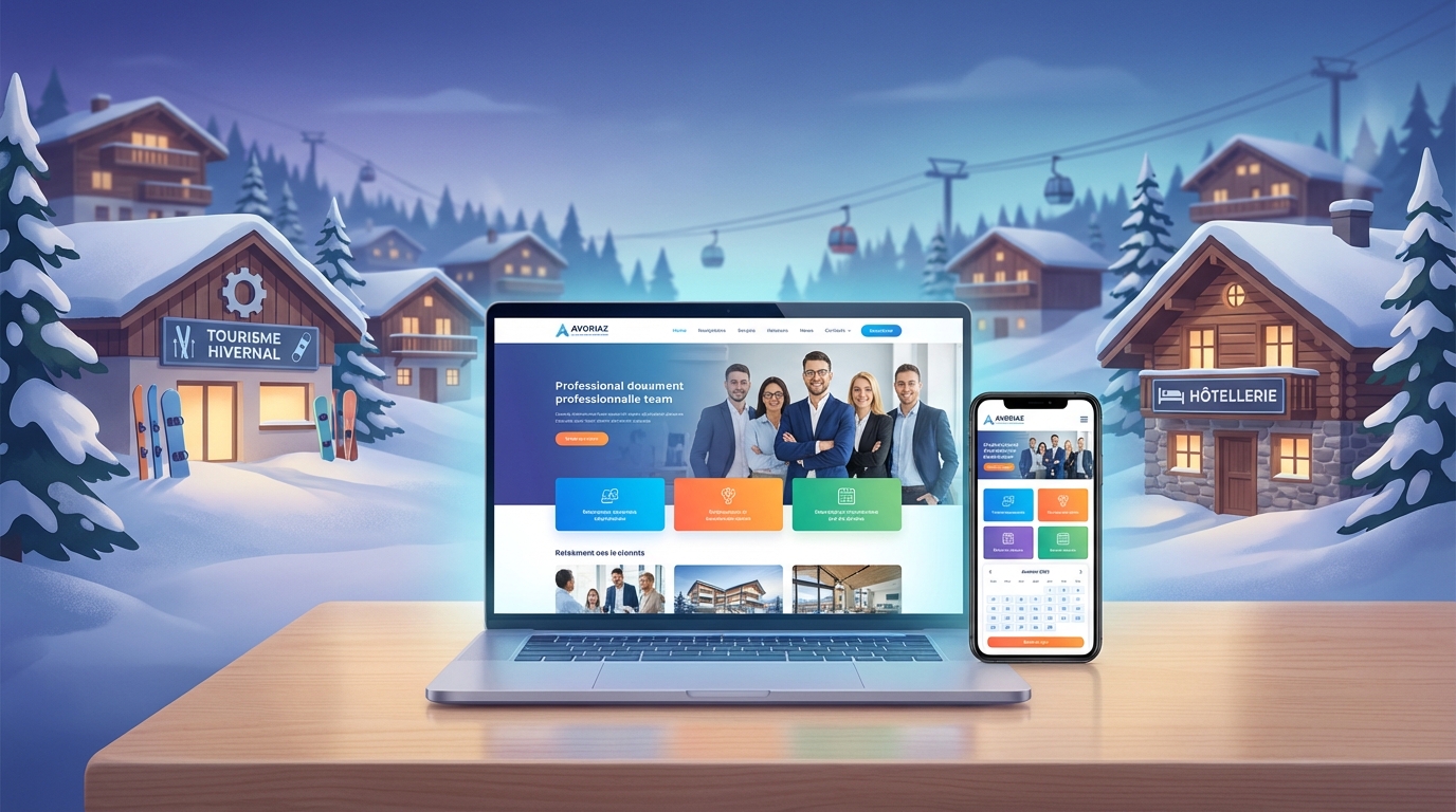 Création de site internet professionnel à Avoriaz — Web Pulse