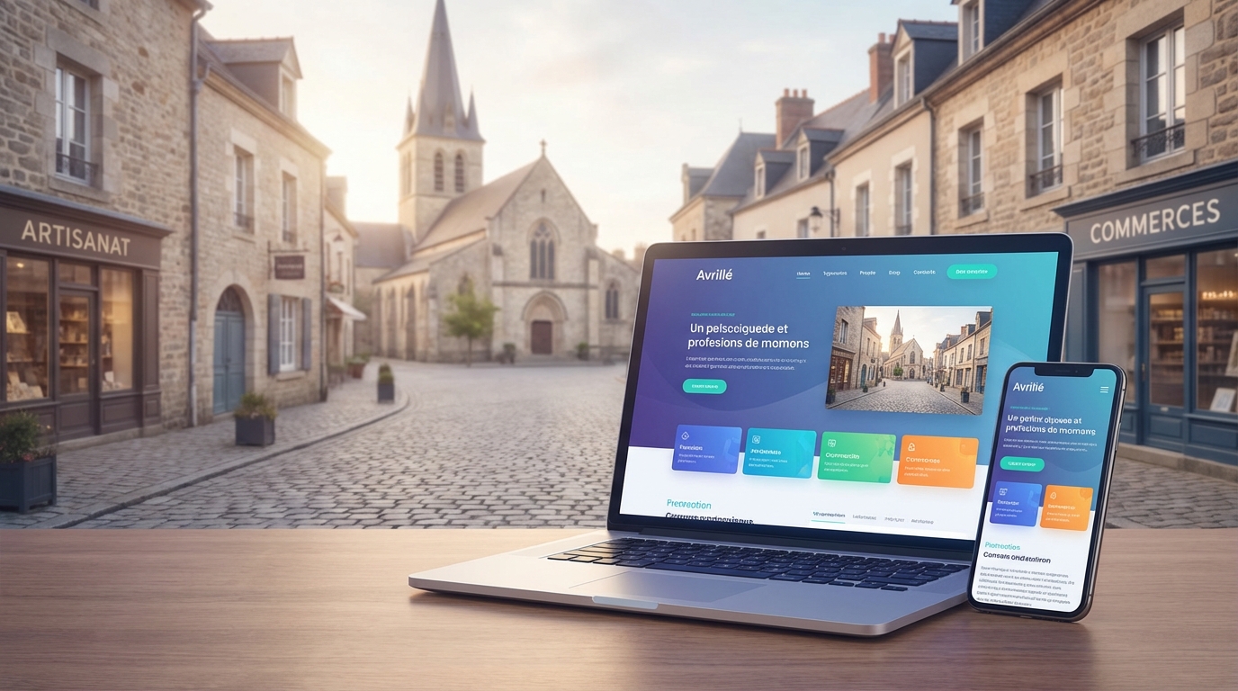 Création de site internet professionnel à Avrillé — Web Pulse