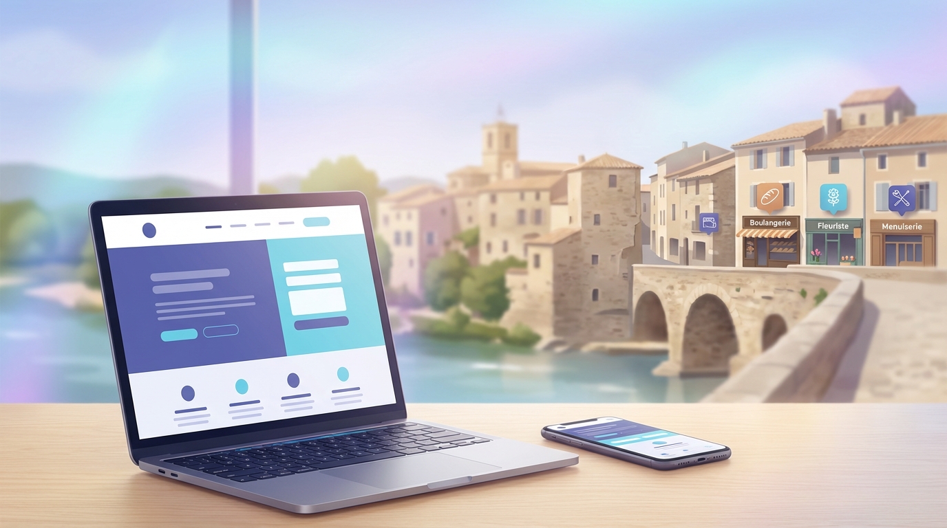 Création de site internet professionnel à Bagnols-sur-Cèze — Web Pulse