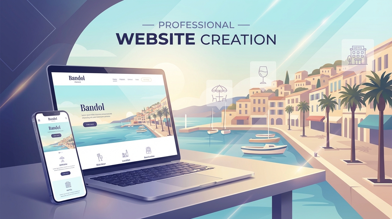 Création de site internet professionnel à Bandol — Web Pulse