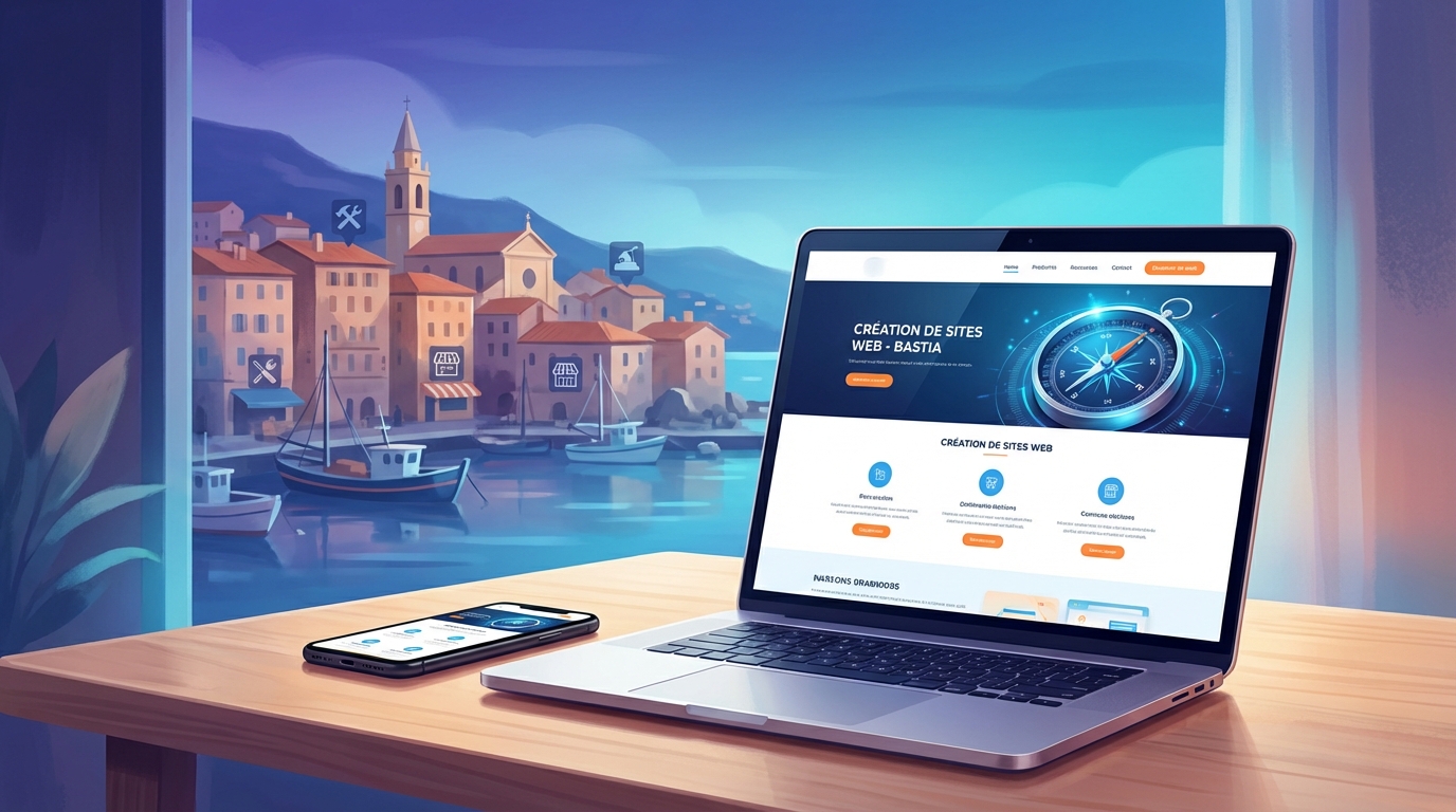 Création de site internet professionnel à Bastia — Web Pulse