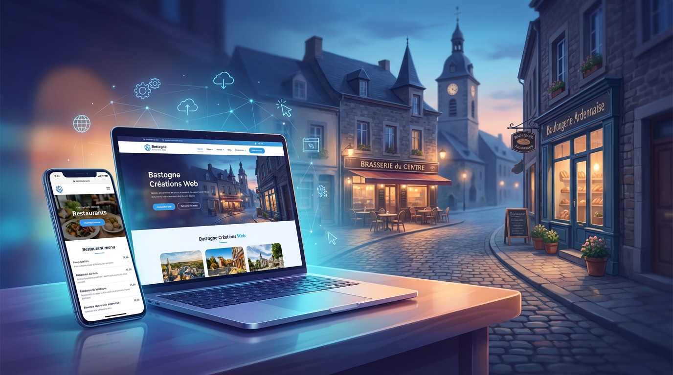 Création de site internet professionnel à Bastogne — Web Pulse