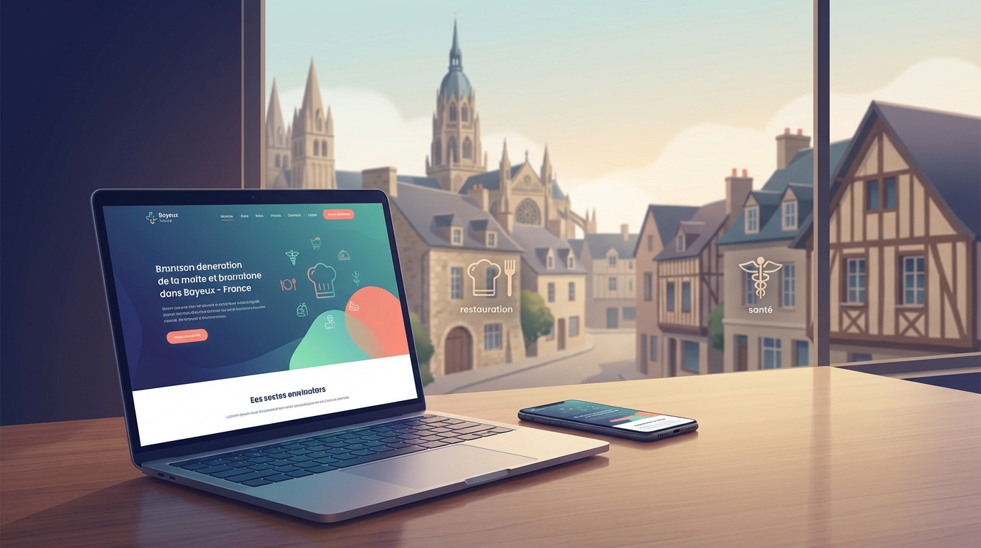 Création de site internet professionnel à Bayeux — Web Pulse