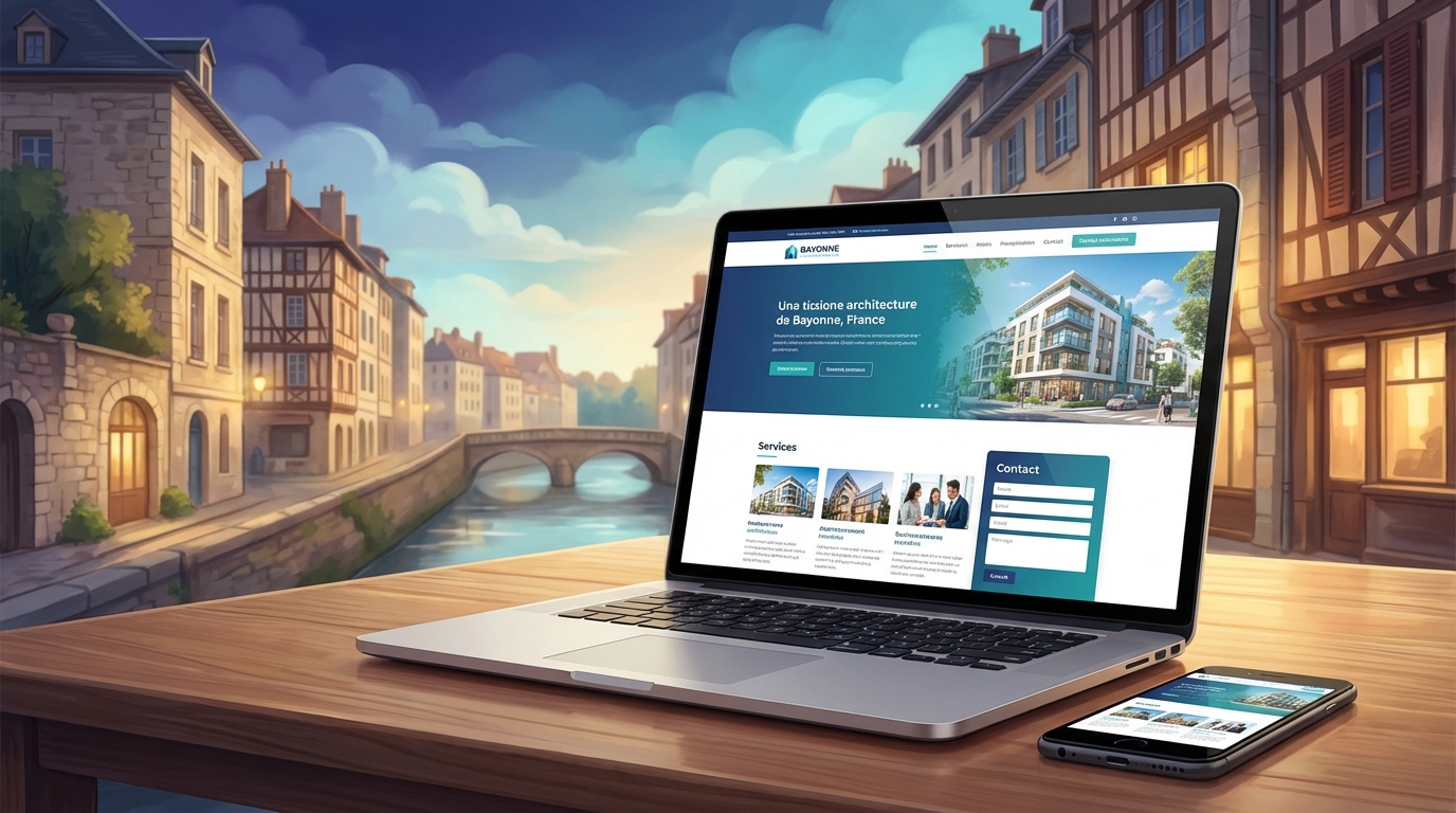 Création de site internet professionnel à Bayonne — Web Pulse