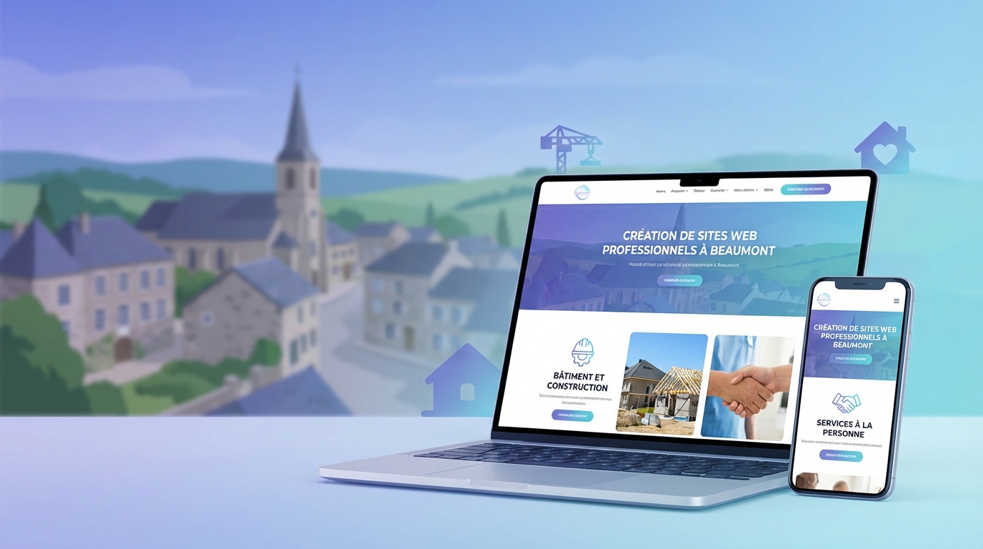 Création de site internet professionnel à Beaumont — Web Pulse
