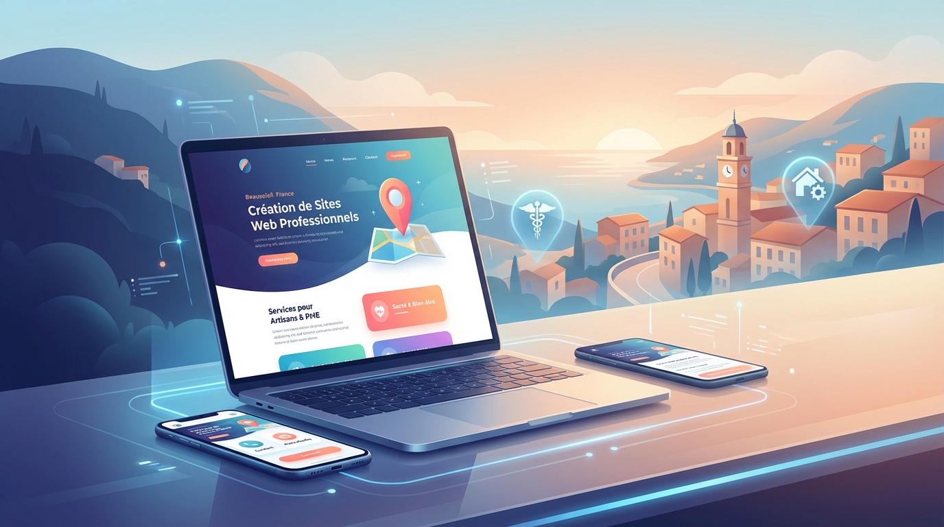 Création de site internet professionnel à Beausoleil — Web Pulse