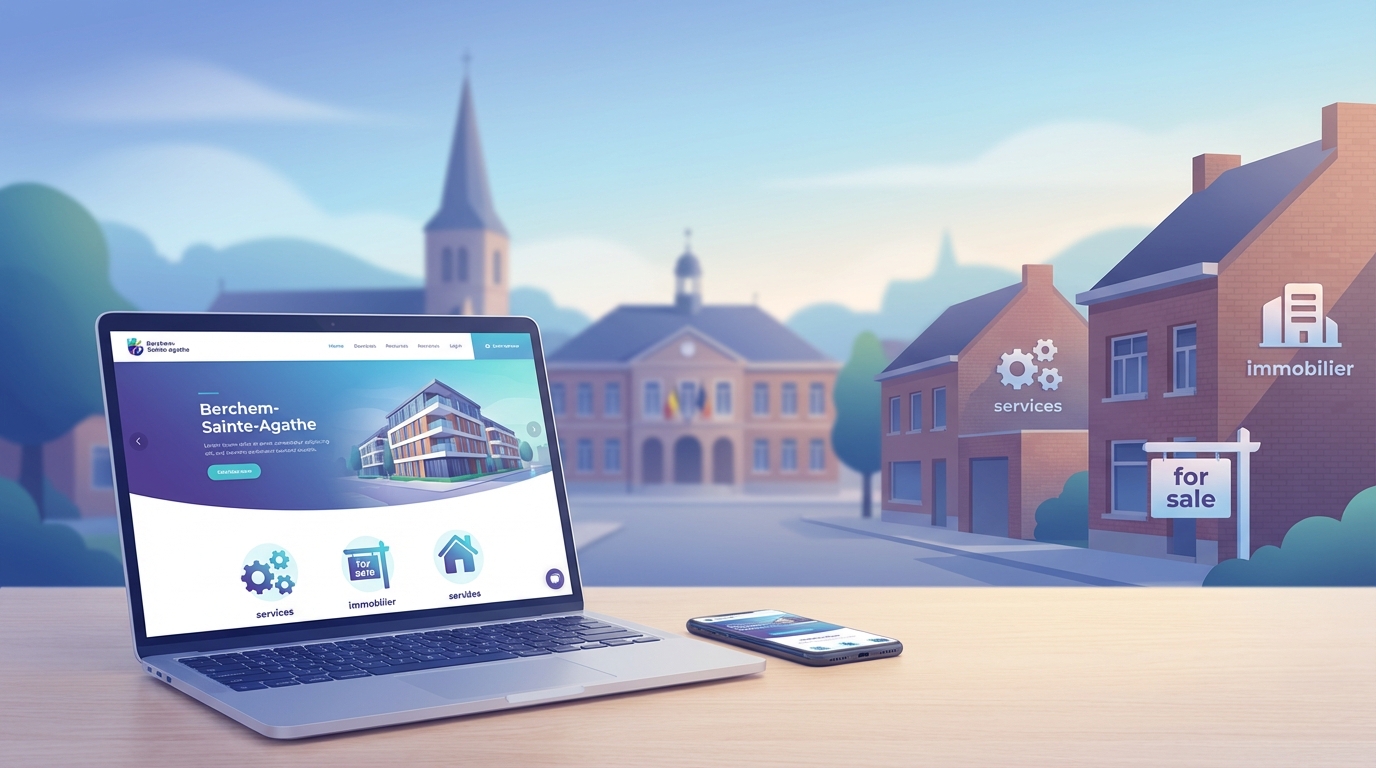 Création de site internet professionnel à Berchem-Sainte-Agathe — Web Pulse