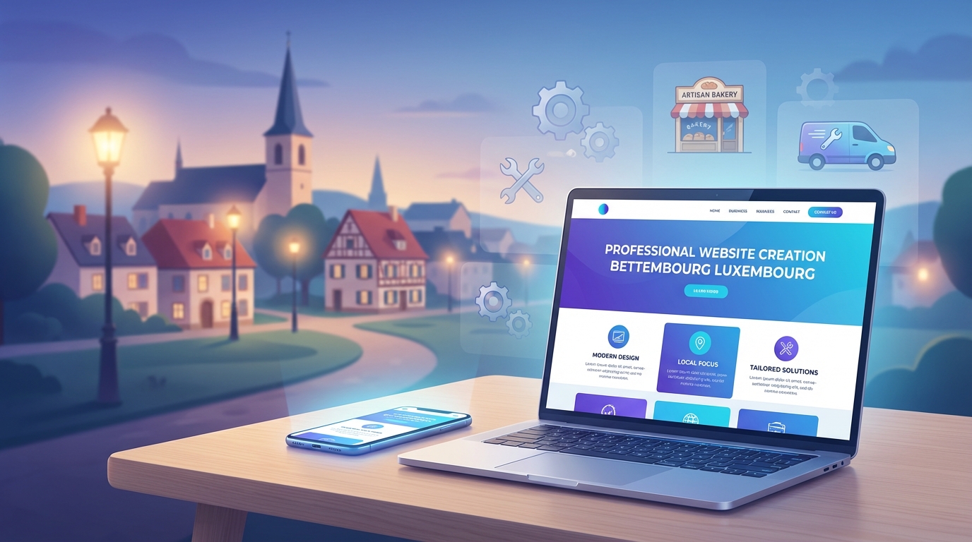 Création de site internet professionnel à Bettembourg — Web Pulse