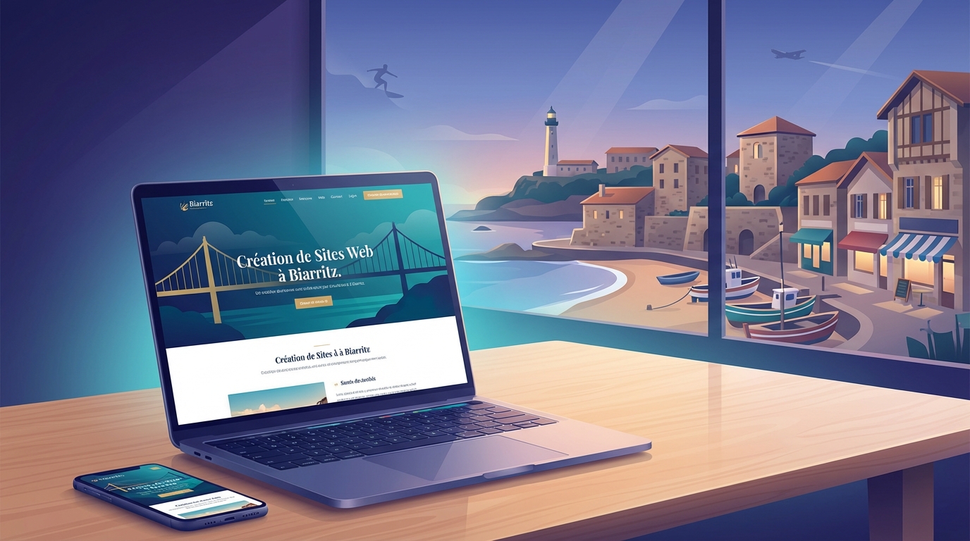 Création de site internet professionnel à Biarritz — Web Pulse