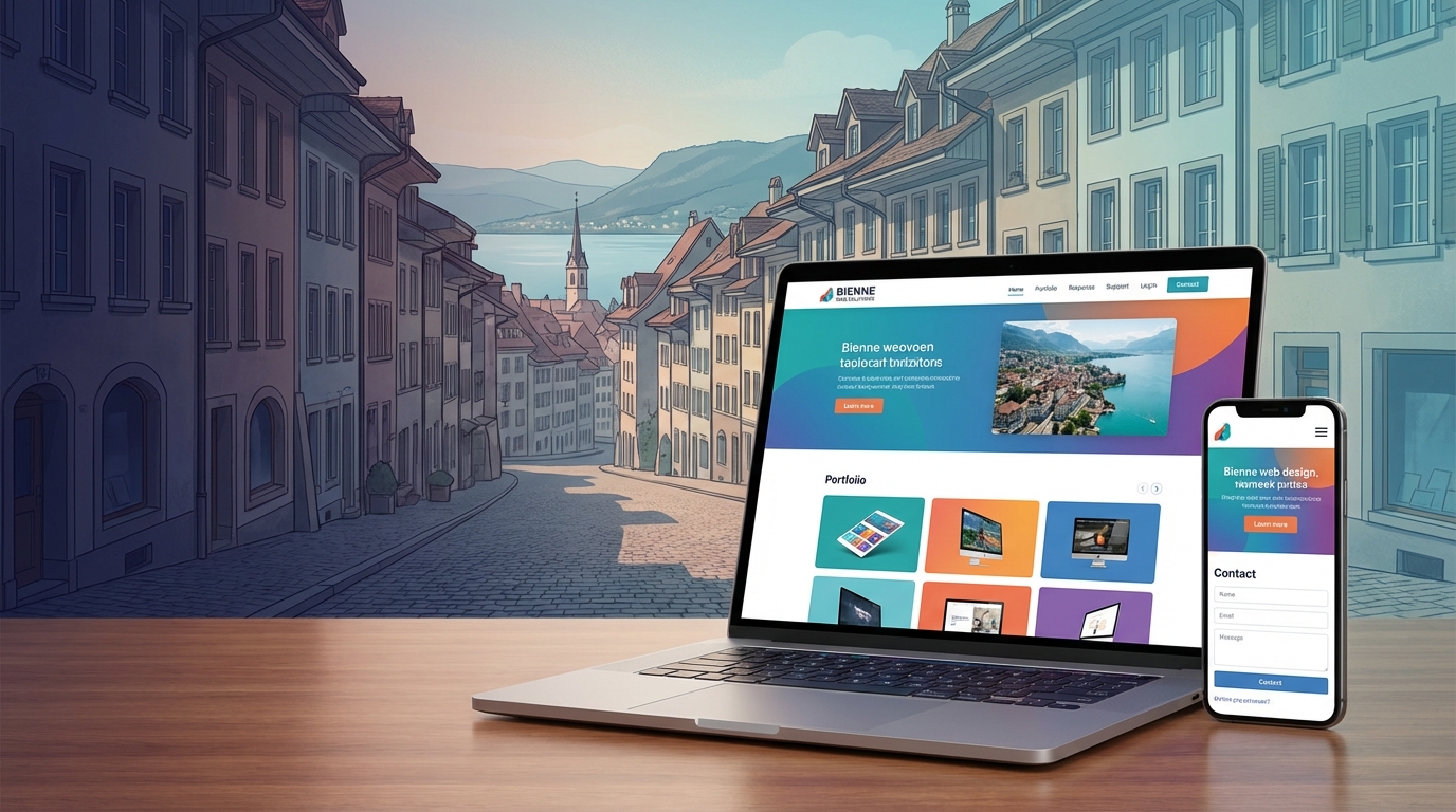 Professionelle Website-Erstellung in Bienne — Web Pulse