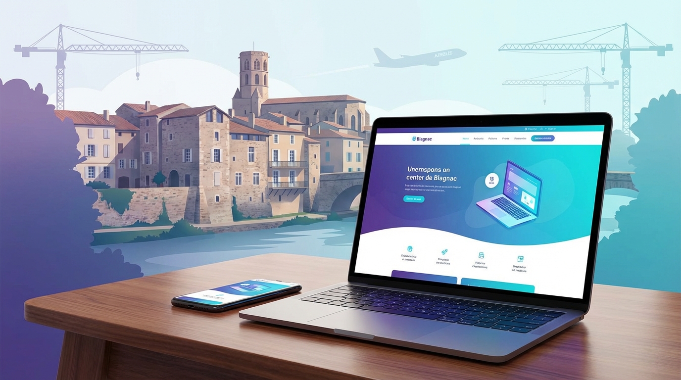 Création de site internet professionnel à Blagnac — Web Pulse