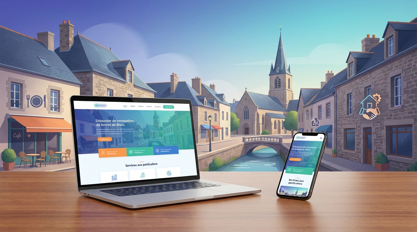 Création de site internet professionnel à Blain — Web Pulse