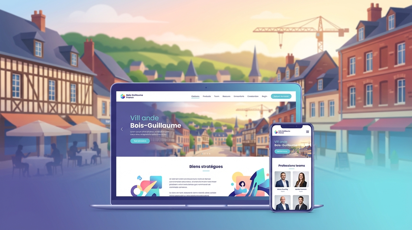 Création de site internet professionnel à Bois-Guillaume — Web Pulse