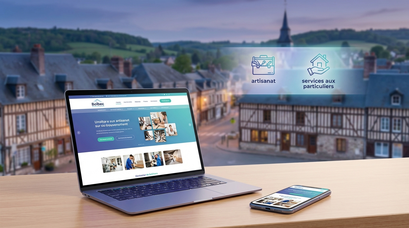Création de site internet professionnel à Bolbec — Web Pulse