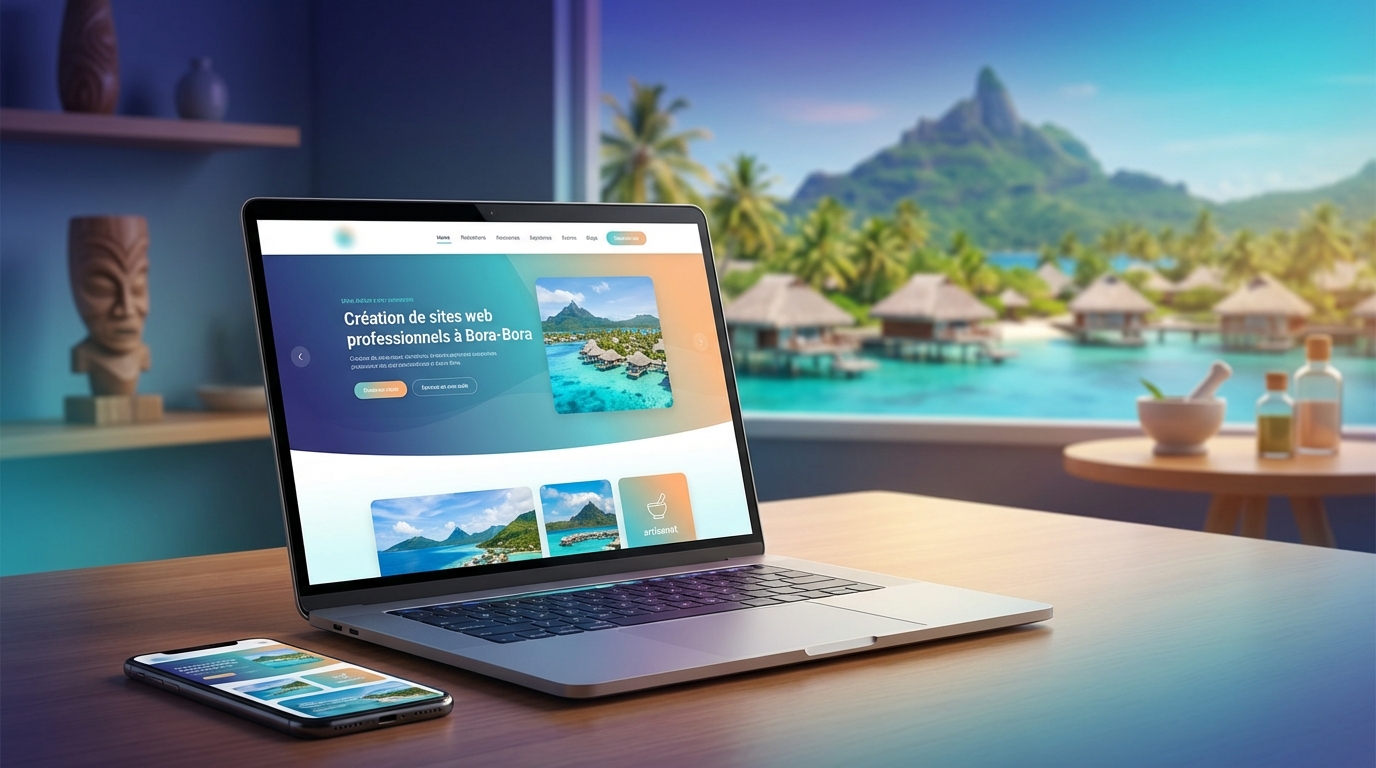 Création de site internet professionnel à Bora-Bora — Web Pulse