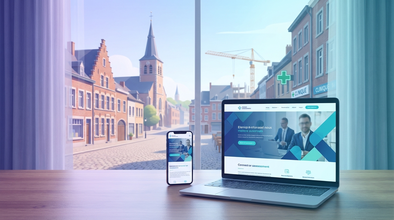 Création de site internet professionnel à Braine-le-Comte — Web Pulse